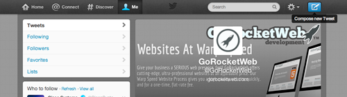 twitter settings